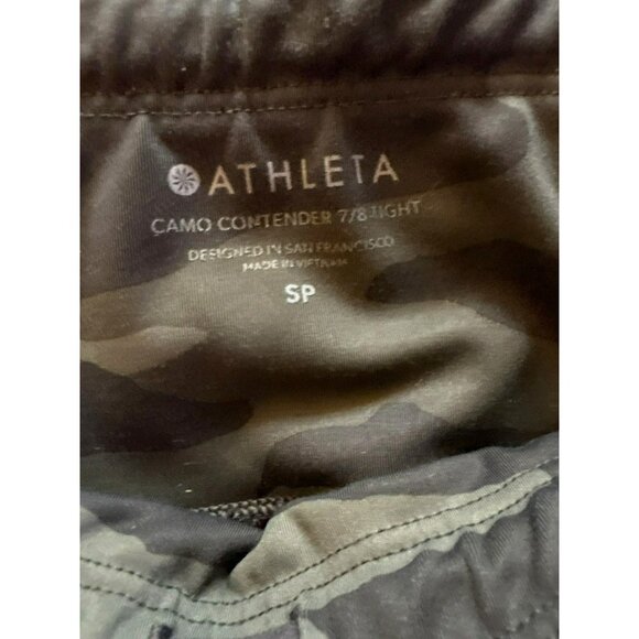 Athleta Camo Contender 7/8 Tight Leggings Size SP - Picture 3 of 8